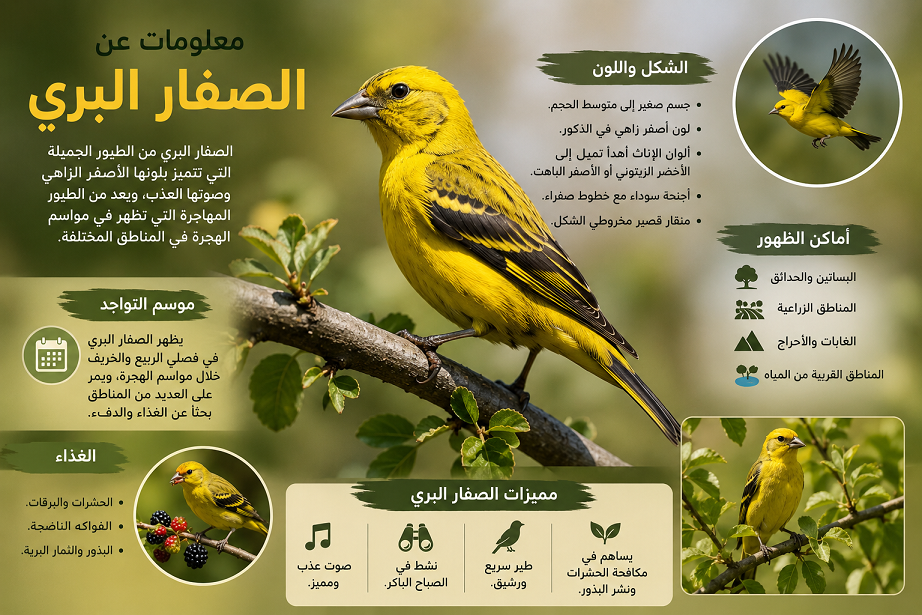 معلومات عن الصفار البري